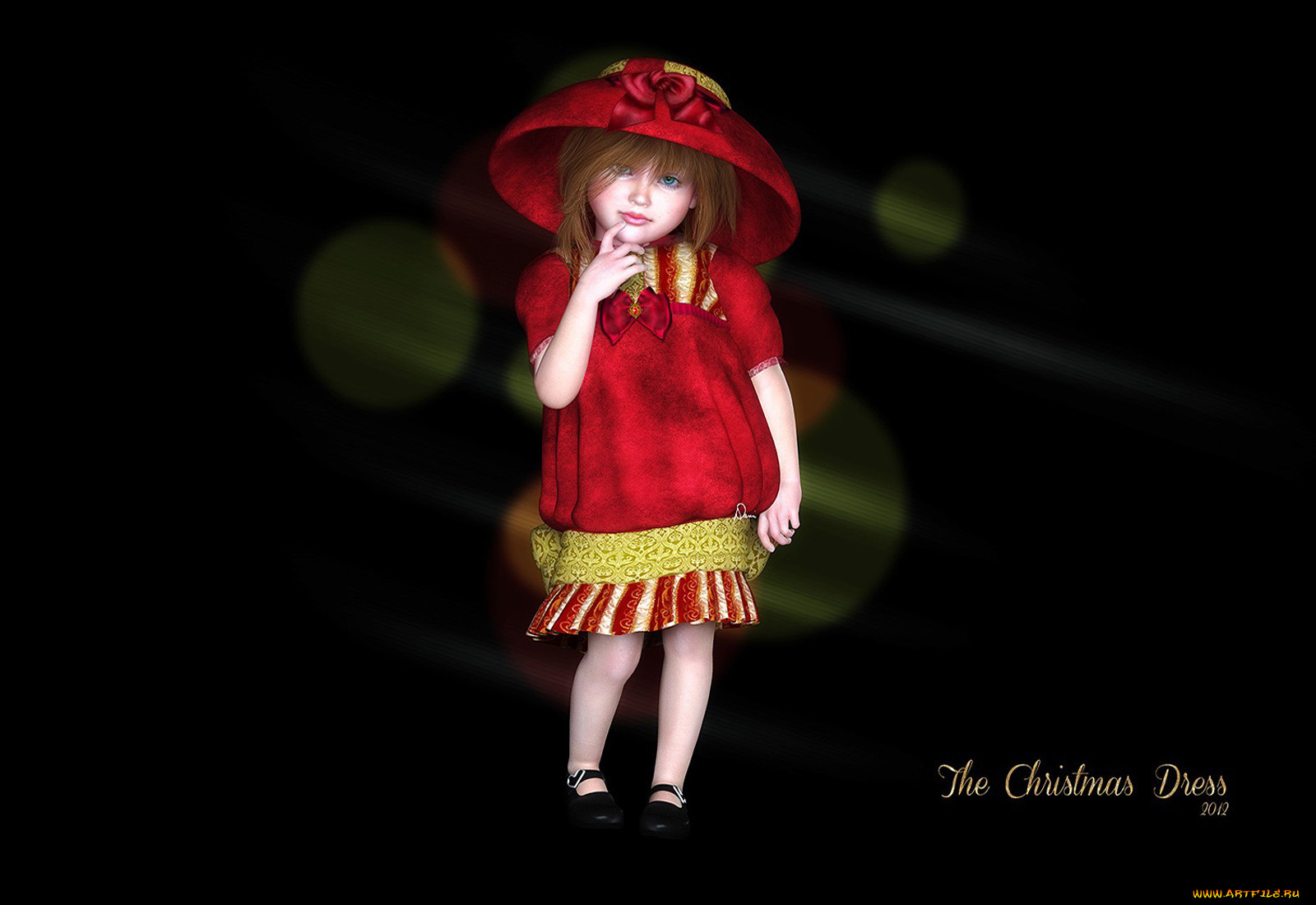 3, , elves, , the, christmas, dress